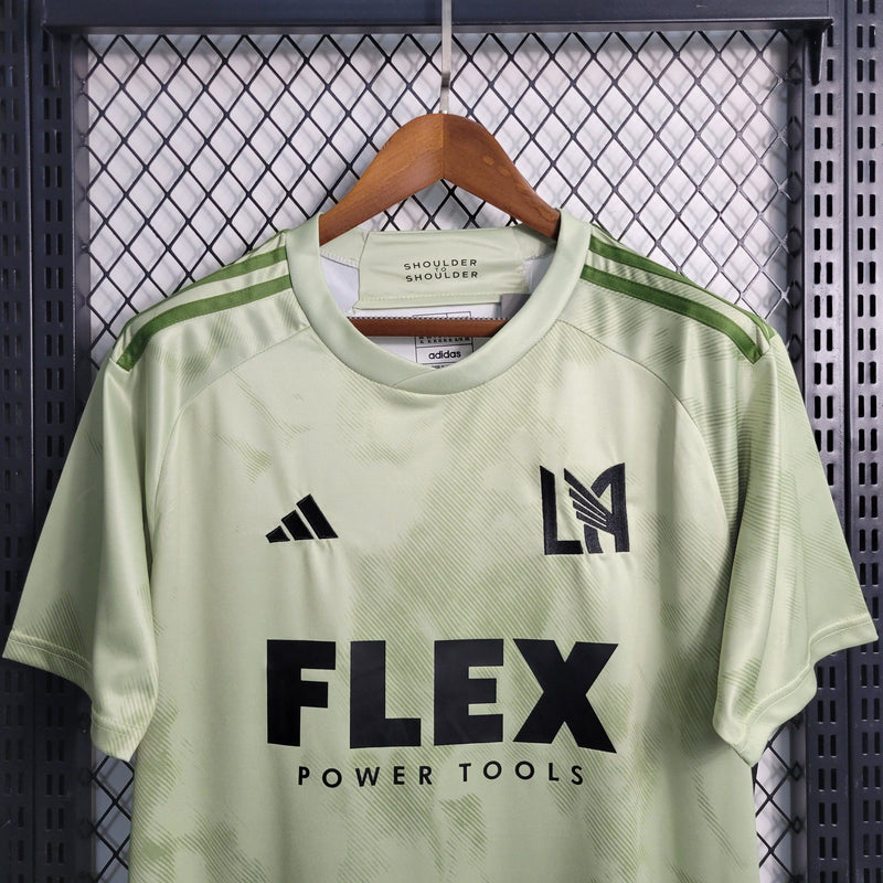 Camisa Los Angeles FC Away 2023/24 - Adidas Torcedor Masculina - Verde/Preta