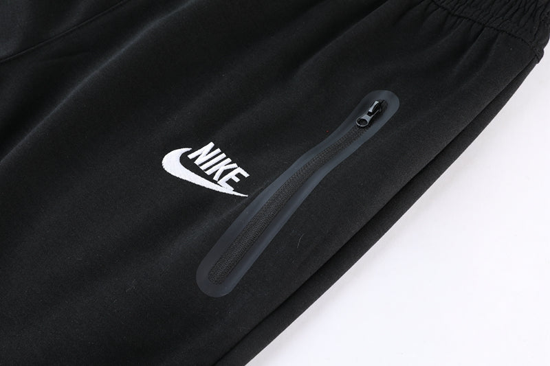 Kit Conjunto Nike Tech Fleece - Jaqueta e Calça- Cinza/Preta