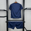 Conjunto Kit Infantil PSG Home 2025/26 - Nike Torcedor - Azul/Vermelha