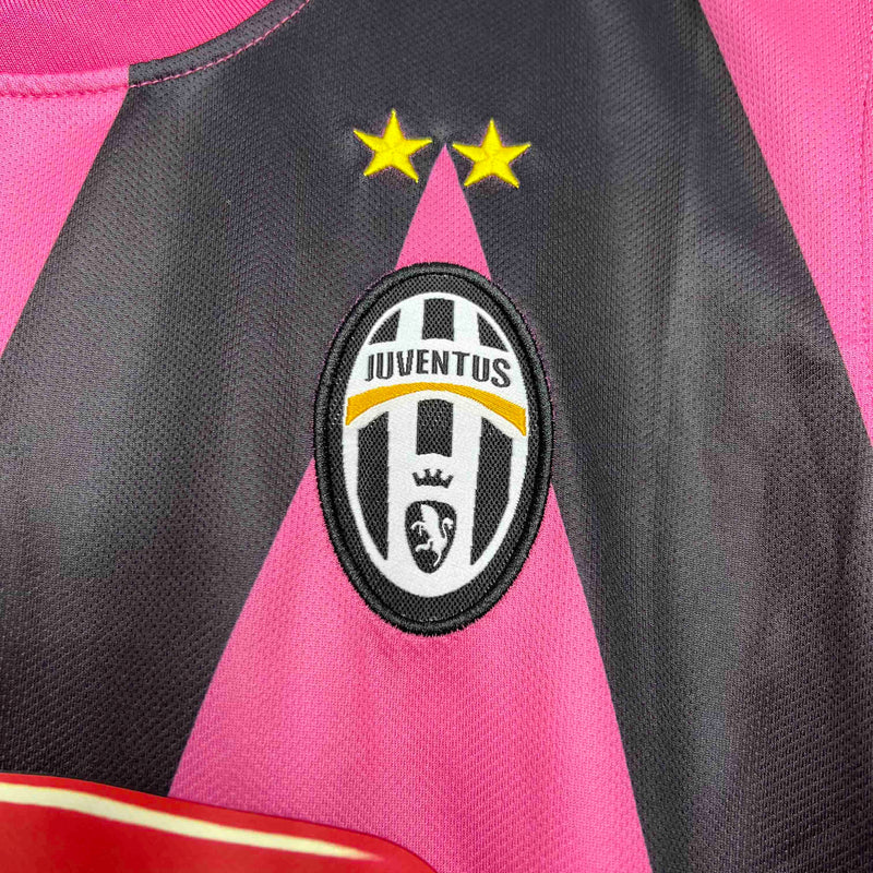 Camisa Juventus Away 2011/12 - Nike Retrô Masculina - Rosa/Preta