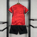 Conjunto Kit Infantil Seleção Korea Home 2026/27 - Nike Torcedor - Vermelha/Preta