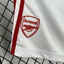 Conjunto Kit Infantil Arsenal Home 2025/26 - Adidas Torcedor - Vermelha/Branca
