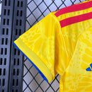 Conjunto Kit Infantil Seleção Colômbia Home 2026/27 - Adidas Torcedor - Amarela/Azul