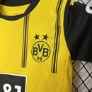 Conjunto Kit Infantil Borussia Dortmund Home 2024/25 - Puma Torcedor - Amarela/Preta