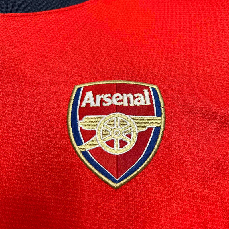 Camisa Manga Longa Arsenal Home 2012/13 - Nike Retrô Masculina - Vermelha/Branca