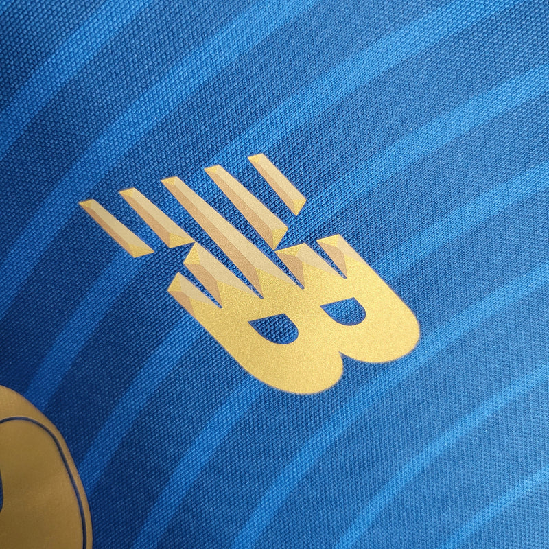 Kit Infantil Porto Third 2023/24 - New Balace Torcedor - Azul/Dourada