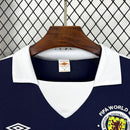 Camisa Seleção Escócia Home 1978/79 - Umbro Retrô Masculina - Azul/Branca