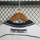 Camisa Corinthians Home 1999/00 - Topper Retrô Masculina - Branca/Preta