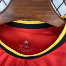 Conjunto Kit Infantil Seleção Bélgica Home 2026/27 - Adidas Torcedor - Vermelha/Preta