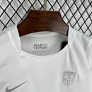 Conjunto Kit Infantil Seleção Noruega Away 2026/27 - Nike Torcedor - Branca