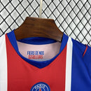 Conjunto Kit Infantil PSG Home 2026/27 - Nike Torcedor - Azul/Vermelha