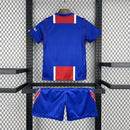 Conjunto Kit Infantil PSG Home 2026/27 - Nike Torcedor - Azul/Vermelha