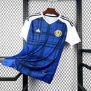 Camisa Seleção Escócia Home 2016/17 - Adidas Retrô Masculina - Azul/Branca