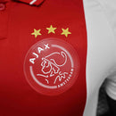 Camisa Ajax Home 2024/25 - Adidas Jogador Masculina - Branca/Vermelha