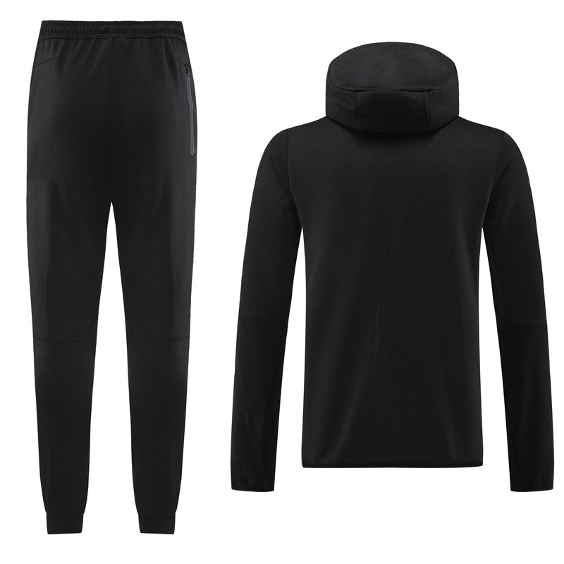 Kit Conjunto Nike Tech Fleece - Jaqueta e Calça- Preta