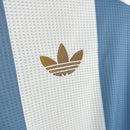 Camisa Pronta Entrega Seleção Argentina Edição Especial 2024/25 - Adidas Torcedor Masculina - Branca/Azul