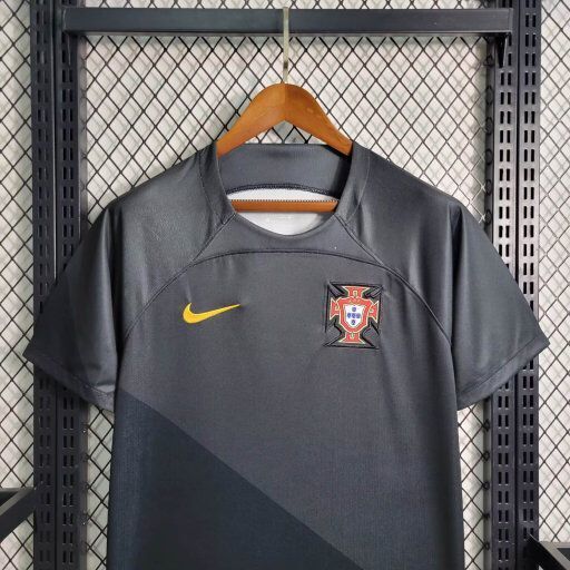 Camisa Portugal Black 2023/24 - Nike Torcedor Masculina - Preta