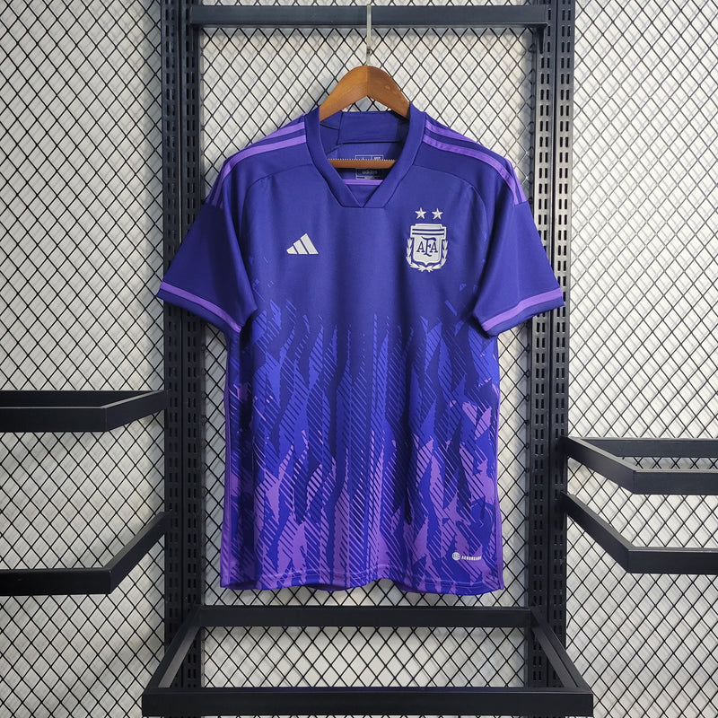 Azul - Roxa -  Roxo - Branco - Branca - Adidas - Argentina - Dri fit - Png - Messi - Camisa - Seleção - Lionel  - Copa do Mundo - Estrela - Aeroready