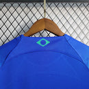 Camisa Pronta Entrega Brasil Away 2022/23 - Nike Torcedor Feminina - Azul/Verde