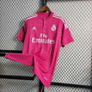 Camisa Real Madrid Away 2014/15 - Adidas Retrô Masculina - Rosa/Branca