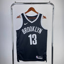 Camisa Regata NBA Brooklyn Nike Harden N°13 - Preta/Branca