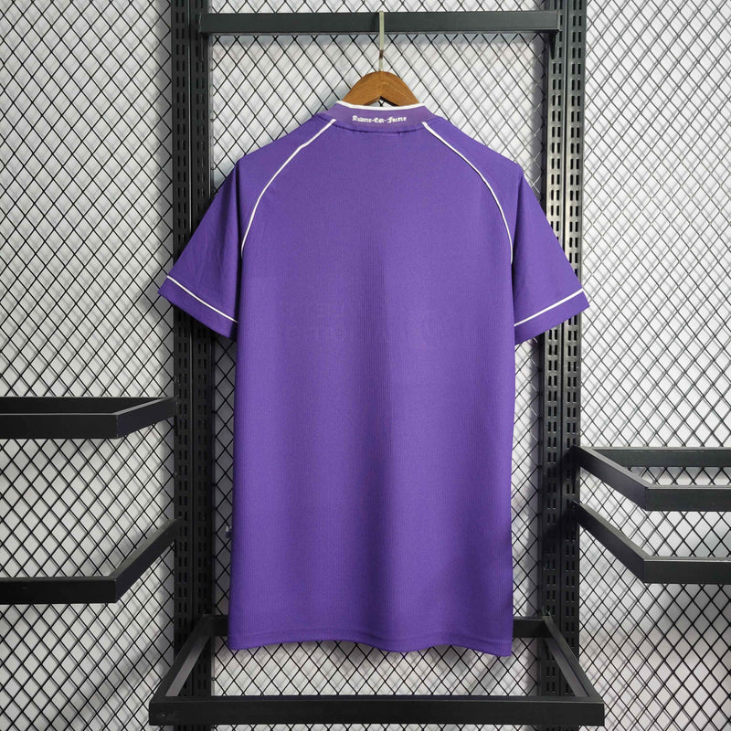 Camisa Tottenham Away 1998/99 - Pony Retrô Masculina - Roxa/Branca