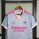 Camisa Arsenal Treino 2023/24 - Adidas Torcedor Masculina - Azul/Rosa