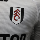 Camisa Fulham Home 2024/25 - Adidas Jogador Masculina - Branca/Preta