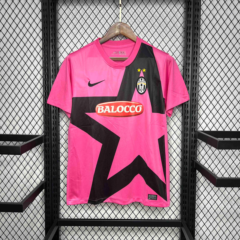 Camisa Juventus Away 2011/12 - Nike Retrô Masculina - Rosa/Preta