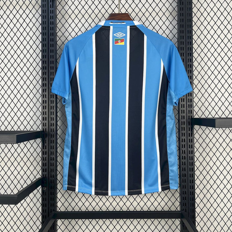 Camisa Grêmio Home 2025/26 - Umbro Torcedor Masculina - Azul/Preta