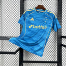 Camisa Cruzeiro Third 2025/26 - Adidas Torcedor Masculina - Azul/Dourada