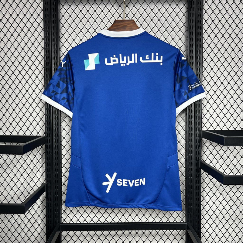Camisa Al-Hilal Home 2024/25 - Puma Torcedor Masculina - Azul/Branca