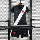 Conjunto Kit Infantil Vasco da Gama Home 2026/27 - Nike Torcedor - Preta/Branca