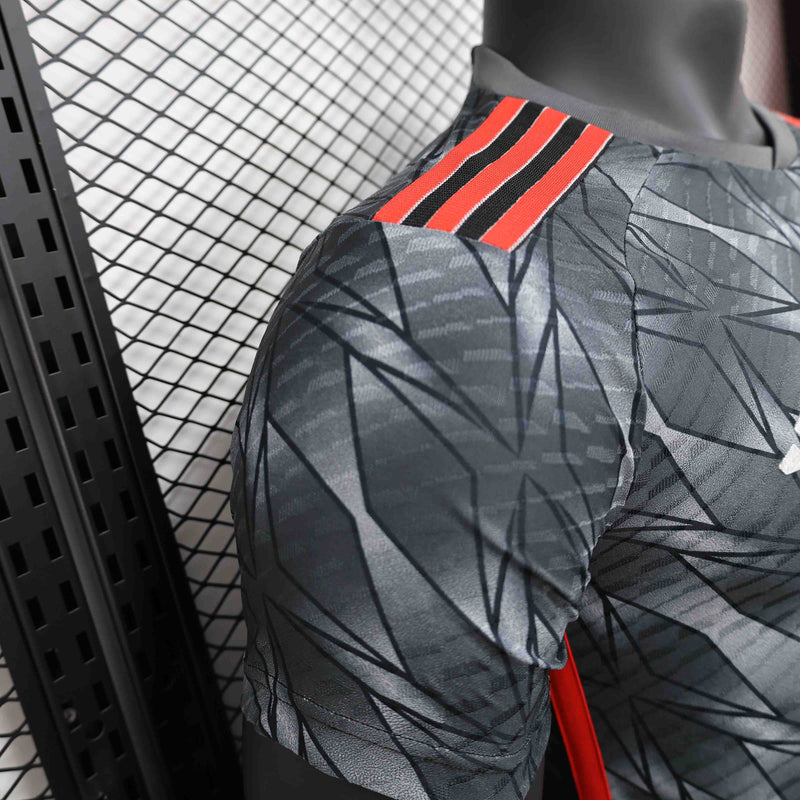 Camisa Flamengo Third 2024/25 - Adidas Jogador Masculina - Preta/Vermelha