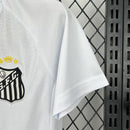 Conjunto Kit Infantil Santos Home 2025/26 - Umbro Torcedor - Branca/Preta