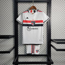 Kit Infantil São Paulo Home 2023/24 - Adidas Torcedor - Branca