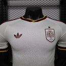 Camisa Seleção Espanha Away 2026/27 - Adidas Jogador Masculina - Bege/Bordo