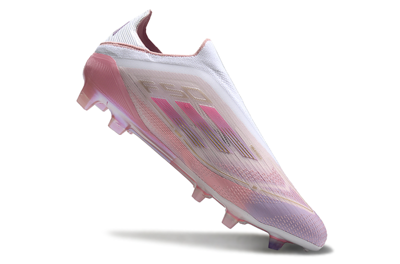 Chuteira F50 - Adidas Yamal FG - Bege/Rosa