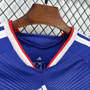 Conjunto Kit Infantil Seleção Japão Home 2026/27 - Adidas Torcedor - Azul/Branca