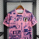 Camisa Seleção Japão Edição Especial 2024/25 - Adidas Torcedor Masculina - Rosa/Azul