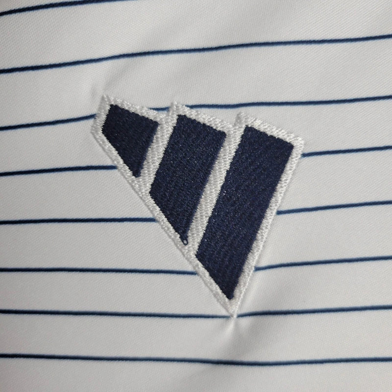 Camisa Los Angeles Galaxy Home 2024/25 - Adidas Torcedor Masculina - Branca/Azul