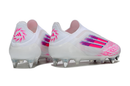 Chuteira Campo F50 - Trava Mista Adidas - Branca/Rosa