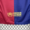 Conjunto Kit Infantil Barcelona Edição Traves Scott 2024/25 - Nike Torcedor - Azul/Vermelha