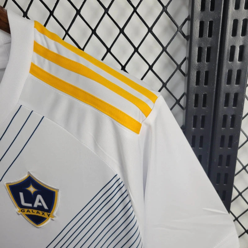 Camisa Los Angeles Galaxy Home 2024/25 - Adidas Torcedor Masculina - Branca/Azul