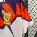 Camisa Seleção Escócia Away 1991/93 - Umbro Retrô Masculina - Branca/Laranja
