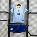 Conjunto Kit Infantil Barcelona Edição Especial 2025/26 - Nike Torcedor - Azul/Amarela