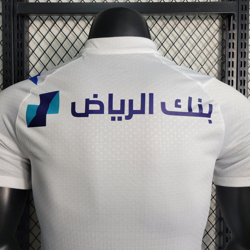 Camisa Al-Hilal Away 2023/24 - Puma Jogador Masculina - Branca/Azul