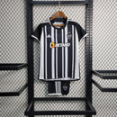 Kit Infantil Atlético Mineiro Home 2023/24 - Adidas Torcedor - Preta/Branca