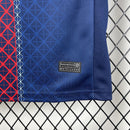 Conjunto Kit Infantil PSG Home 2025/26 - Nike Torcedor - Azul/Vermelha