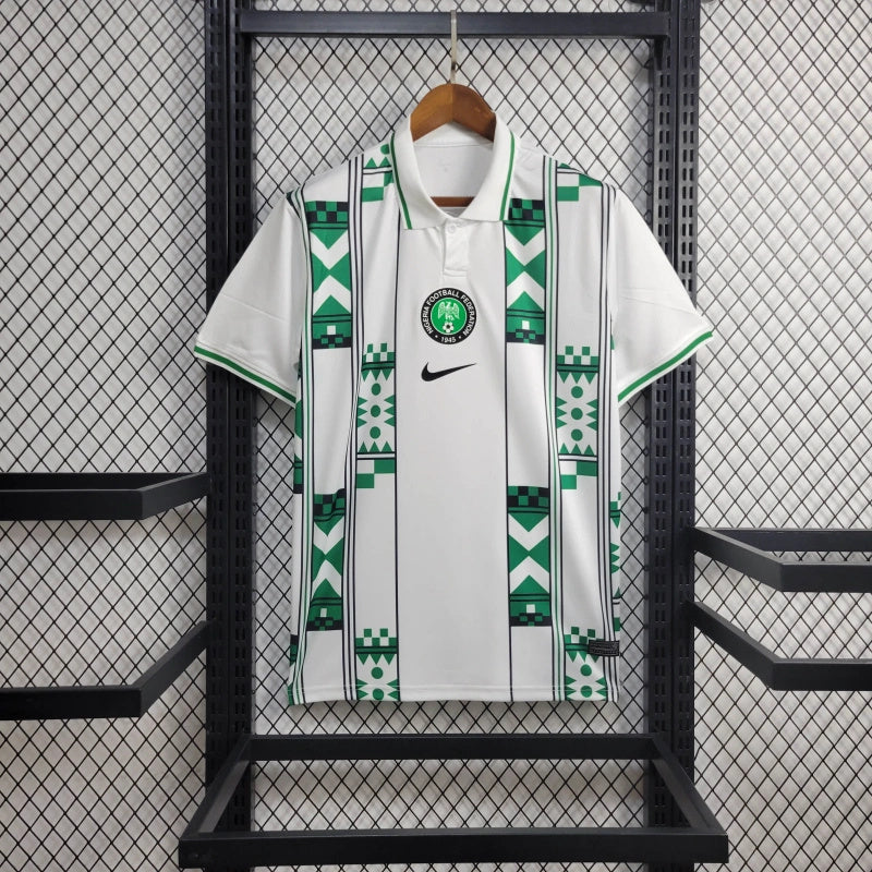 Camisa Seleção Nigéria 2024/25 - Nike Torcedor Masculina - Branca/Verde